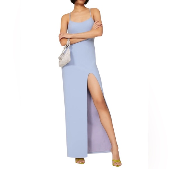 Likely Sammy Lavender Racerback Gown Size 4 - Picture 1 of 9